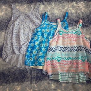Three tank tops for kids